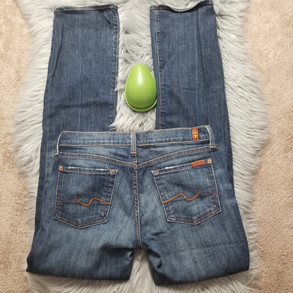 7 for all mankind, women Jean's, size 28. - Picture 3 of 7
